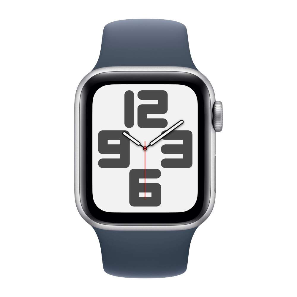 Apple Watch SE 2023 Aluminum Silver 44mm Storm Blue