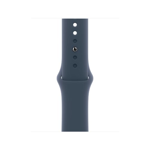 Apple Watch SE (2023) 44mm, Silver Aluminum Case with Sport Band - Storm Blue (Синий)