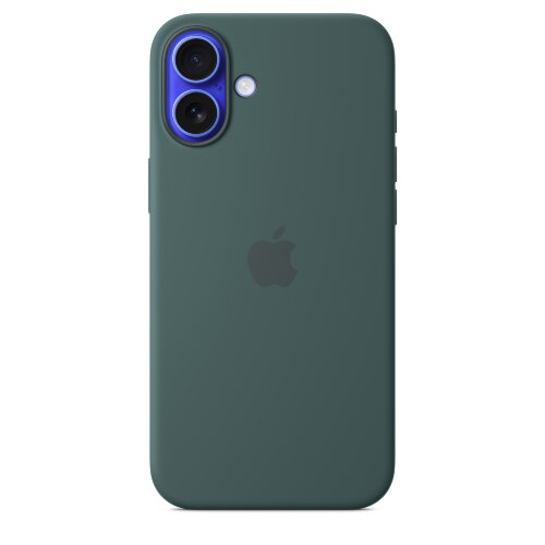 Силиконовый чехол для iPhone 16 Plus с MagSafe - Lake Green (Зеленый)