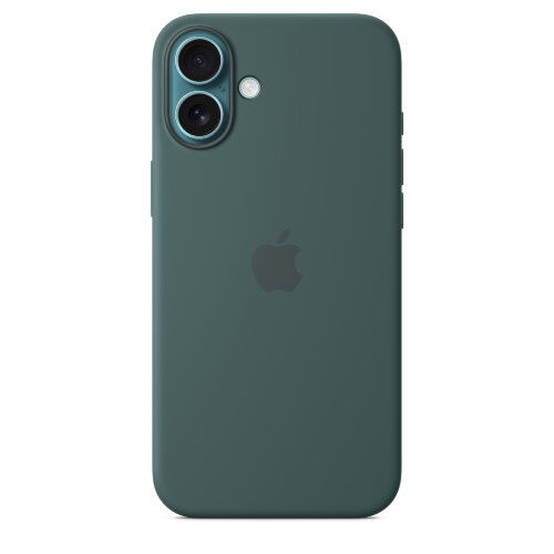 Силиконовый чехол для iPhone 16 Plus с MagSafe - Lake Green (Зеленый)