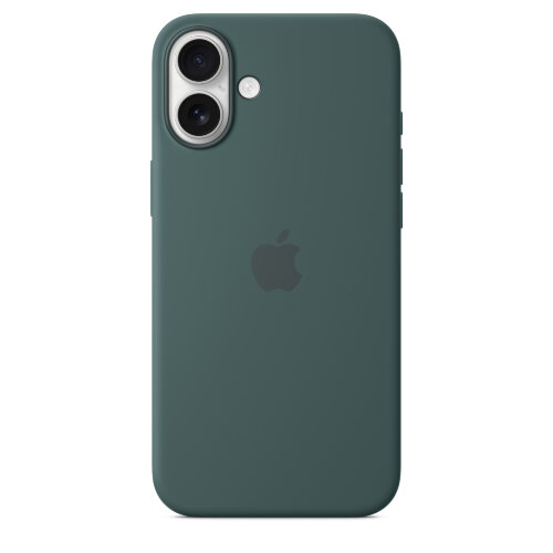 Силиконовый чехол для iPhone 16 Plus с MagSafe - Lake Green (Зеленый)