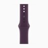 Apple Watch Series 10 42mm, Jet Black Aluminum Case with Sport Band - Plum