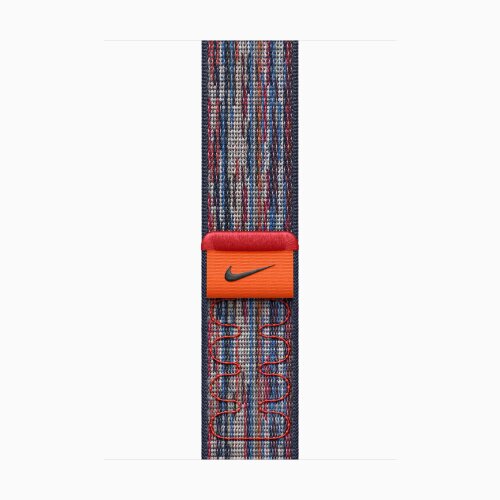 Спортивный браслет для Apple Watch 46mm Nike Sport Loop - Синий/Красный (Blue/Red)