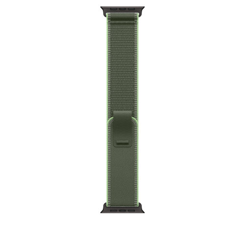 Ремешок для Apple Watch Ultra 49mm Trail Loop Black Titanium (M/L) - Green/Neon (Зеленый/Неоновый)