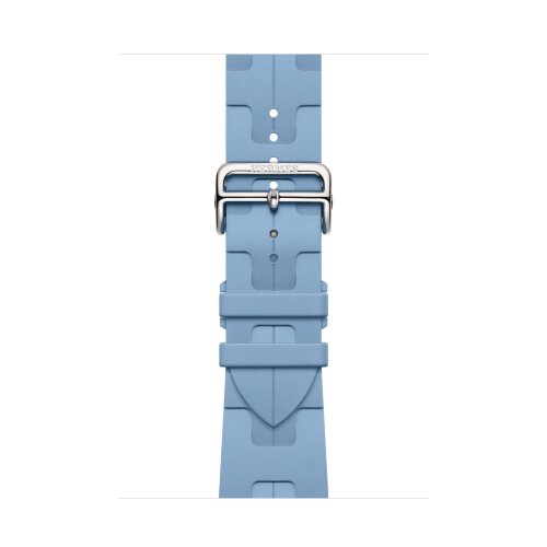 Ремешок Hermes для Apple Watch 46mm Kilim Single Tour - Голубой (Bleu Pastel)