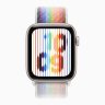 Apple Watch SE 3 40mm, Starlight Aluminum Case with Sport Loop - Pride Edition