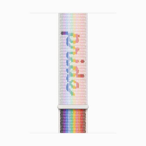 Apple Watch SE 3 40mm, Starlight Aluminum Case with Sport Loop - Pride Edition