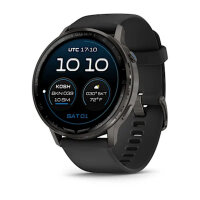 Умные часы Garmin D2 Air X15 45mm, Slate, Black Silicone Band