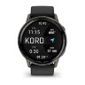 Умные часы Garmin D2 Air X15 45mm, Slate, Black Silicone Band