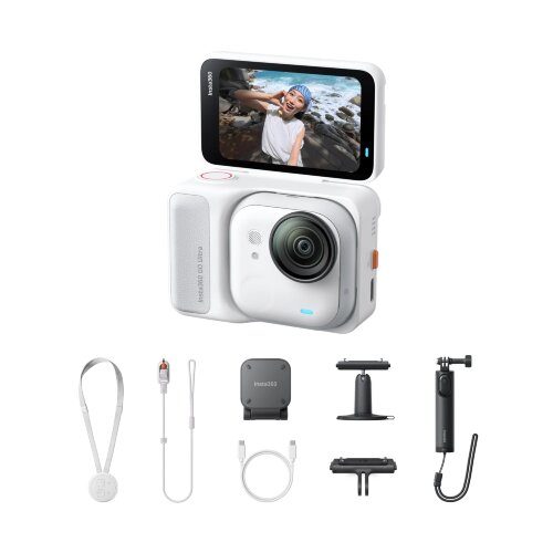 Ультракомпактная экшн-камера Insta360 GO Ultra Arctic White Creator Bundle