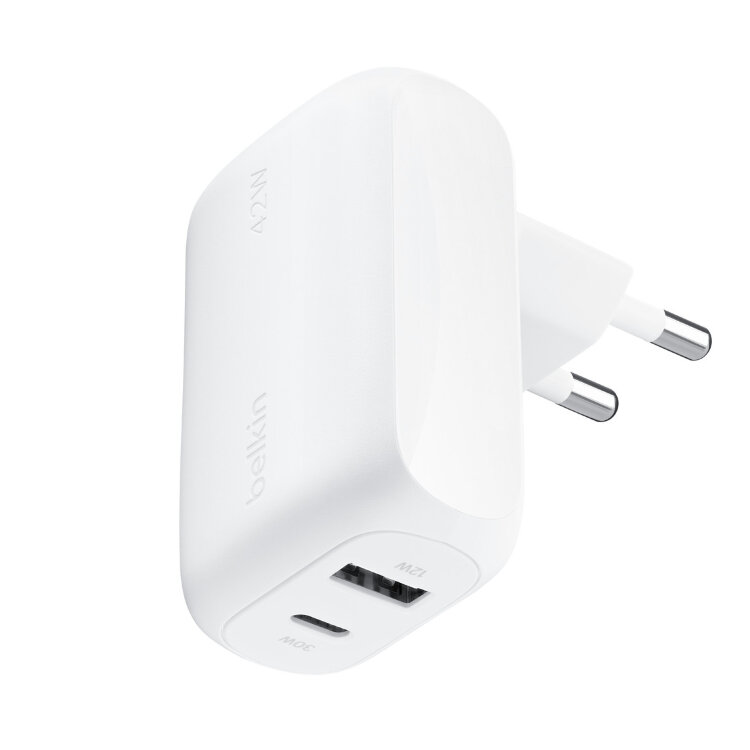 Двойное сетевое зарядное устройство Belkin BoostCharge 42 Вт
