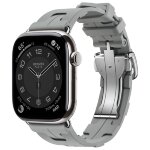 Apple Watch Hermes Series 12 46mm, спортивный ремешок Kilim серый
