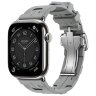 Apple Watch Hermes Series 12 46mm, спортивный ремешок Kilim серый