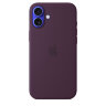 Силиконовый чехол для iPhone 16 Plus с MagSafe - Plum (Бордовый)