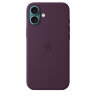 Силиконовый чехол для iPhone 16 Plus с MagSafe - Plum (Бордовый)