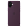 Силиконовый чехол для iPhone 16 Plus с MagSafe - Plum (Бордовый)