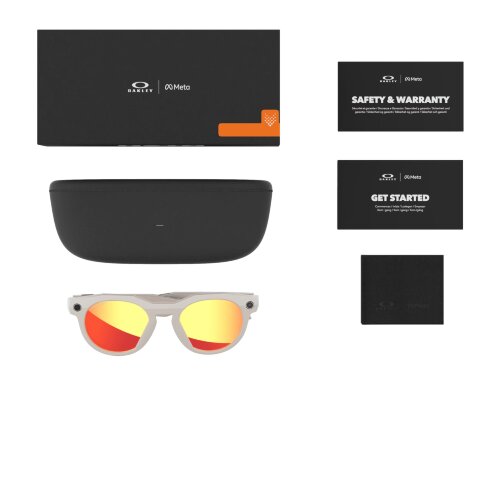 Oakley Meta HSTN (рубиновые линзы, черная оправа, Prizm)