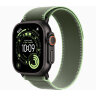 Ремешок для Apple Watch Ultra 49mm Trail Loop Black Titanium (S/M) - Green/Neon (Зеленый/Неоновый)