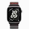 Apple Watch Series 11 42mm, Space Gray Aluminum Case with Nike Sport Loop - Midnight Black
