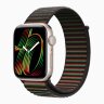Apple Watch SE 3 40mm, Starlight Aluminum Case with Sport Loop - Black Unity - Unity Rhythm