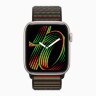 Apple Watch SE 3 40mm, Starlight Aluminum Case with Sport Loop - Black Unity - Unity Rhythm