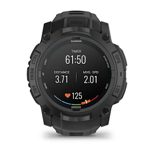 Умные часы Garmin Instinct 3 50mm, AMOLED, Tactical Edition, Black, Black Band