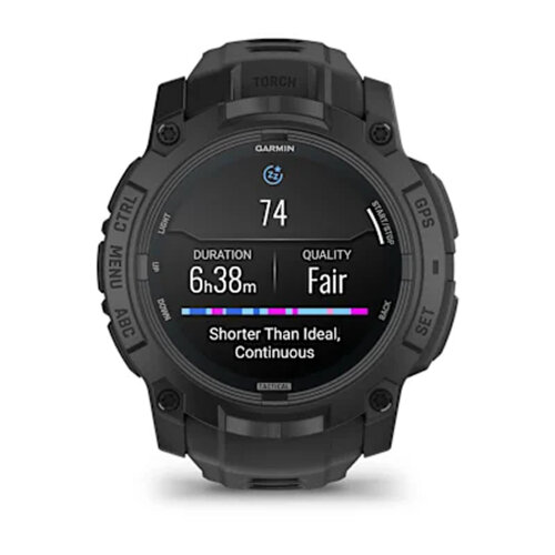 Умные часы Garmin Instinct 3 50mm, AMOLED, Tactical Edition, Black, Black Band