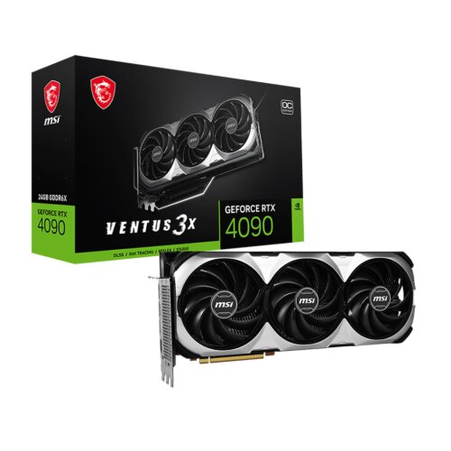 Видеокарта NVIDIA MSI RTX 4090 VENTUS 3X OC 24G