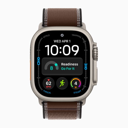 Ремешок для Apple Watch Ultra 49mm Trail Loop Titanium (M/L) - Dark Umber (Коричневый)