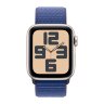 Apple Watch SE (2023) 44mm, Starlight Aluminum Case with Sport Loop - Ocean Blue (Синий)
