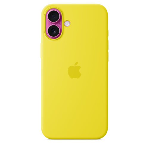 Силиконовый чехол для iPhone 16 Plus с MagSafe -  Star Fruit (Желтый)