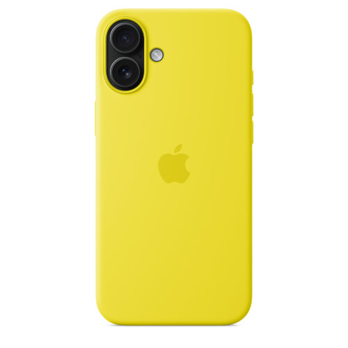 Силиконовый чехол для iPhone 16 Plus с MagSafe -  Star Fruit (Желтый)
