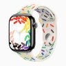 Apple Watch Series 10 46mm, Slate Titanium Case with Sport Band - Pride Edition